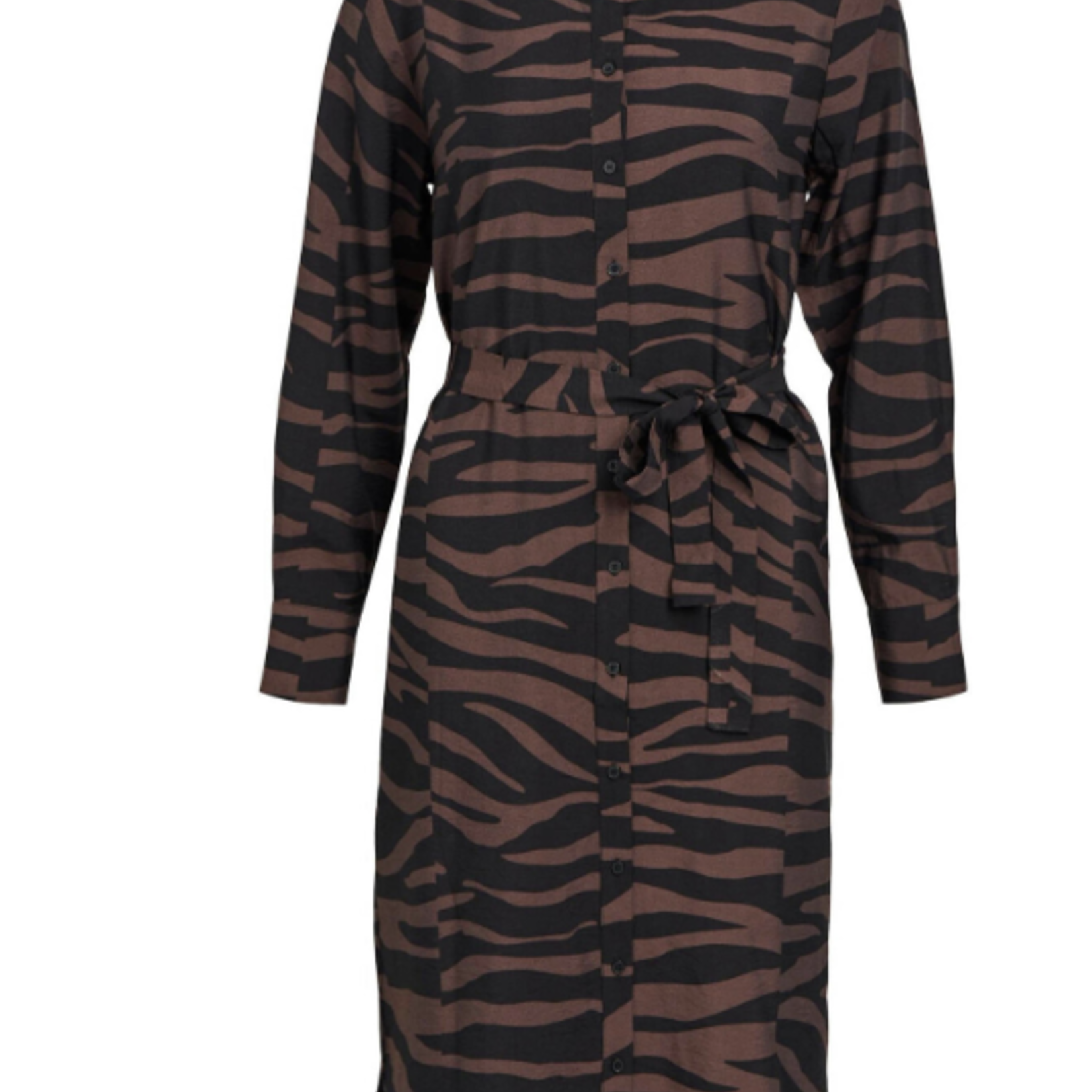OBJECT OBJECT - Cira shirt dress lush java black animal
