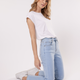 FLURESK FLURESK - Katie jeans met rechte pijpen lichtblauw