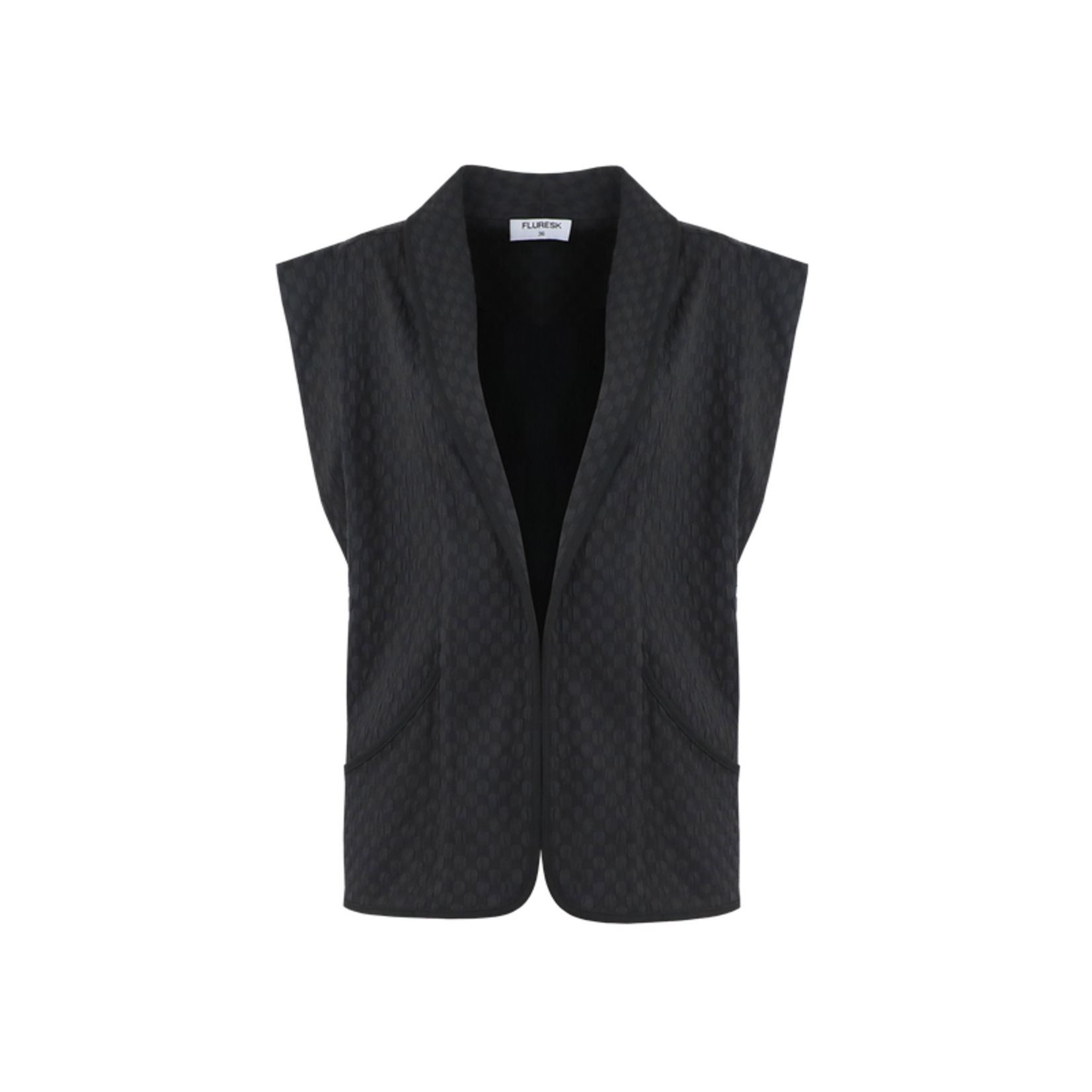 FLURESK FLURESK - Gilet gabrielle gilet zwart