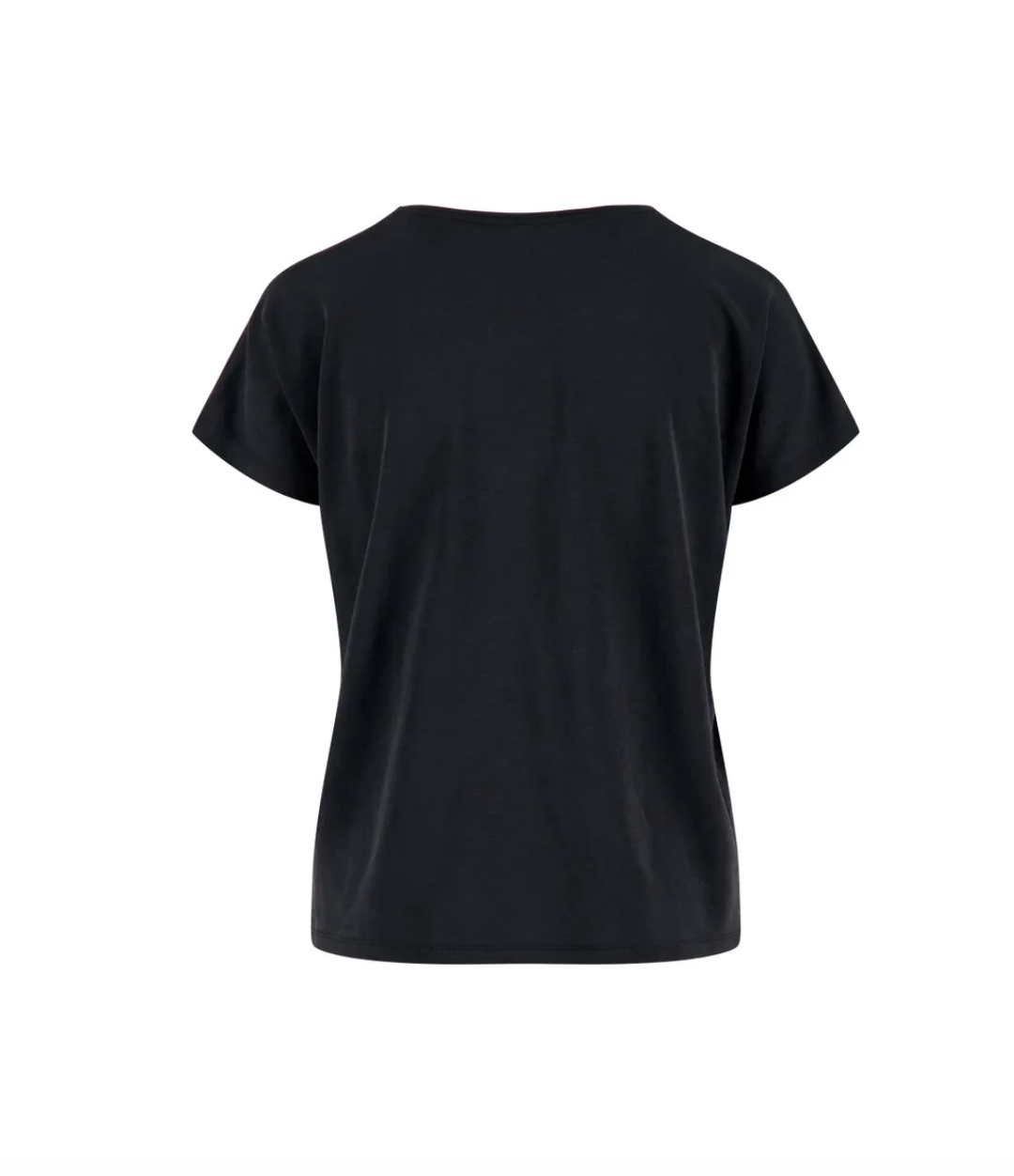 ZUSSS ZUSSS - Tshirt met v-­hals off black