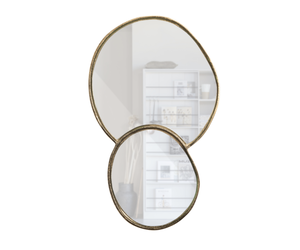 Cosmetica make-up spiegel met led licht dubbelzijdig