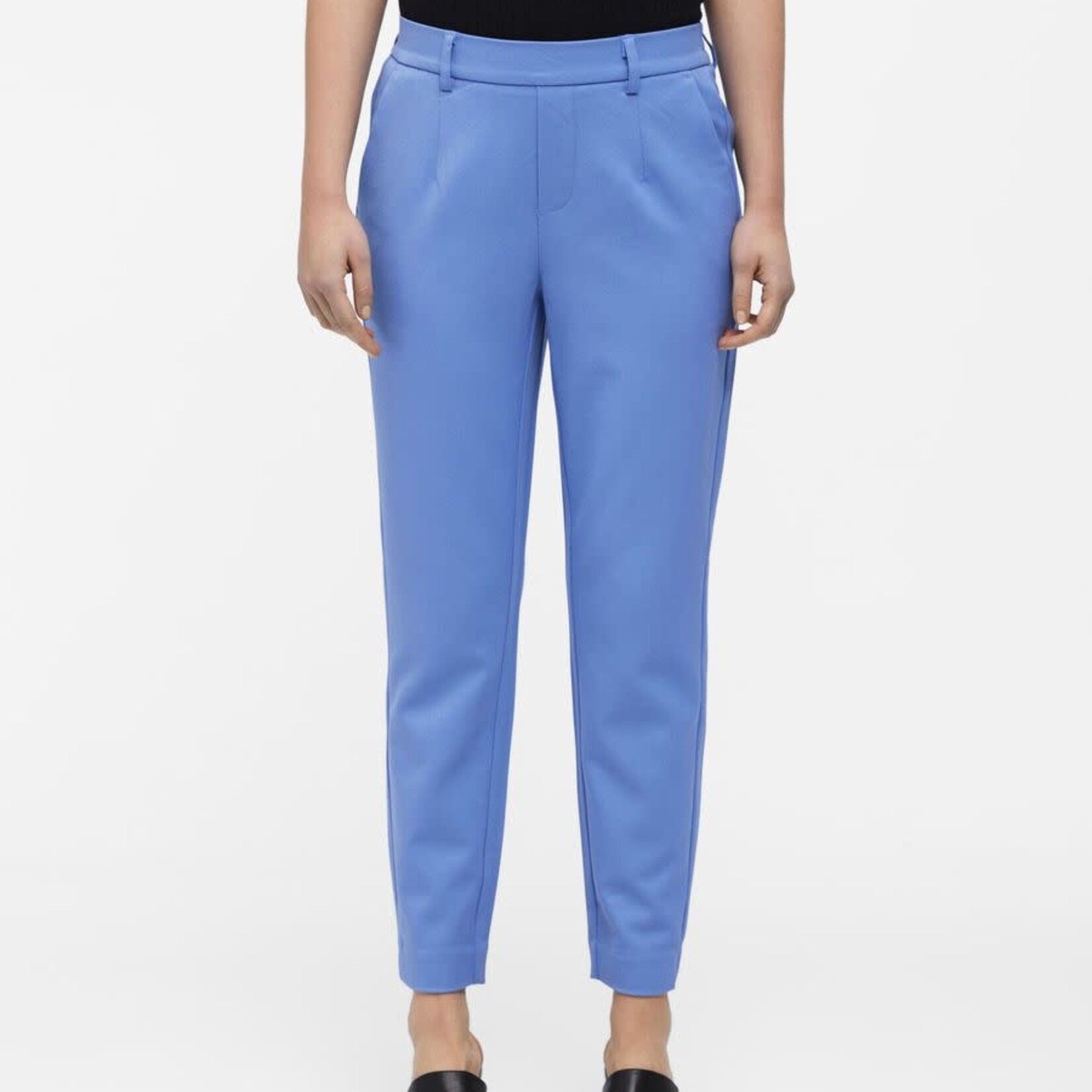 OBJECT OBJECT - Broek Lisa slim pants provence blauw