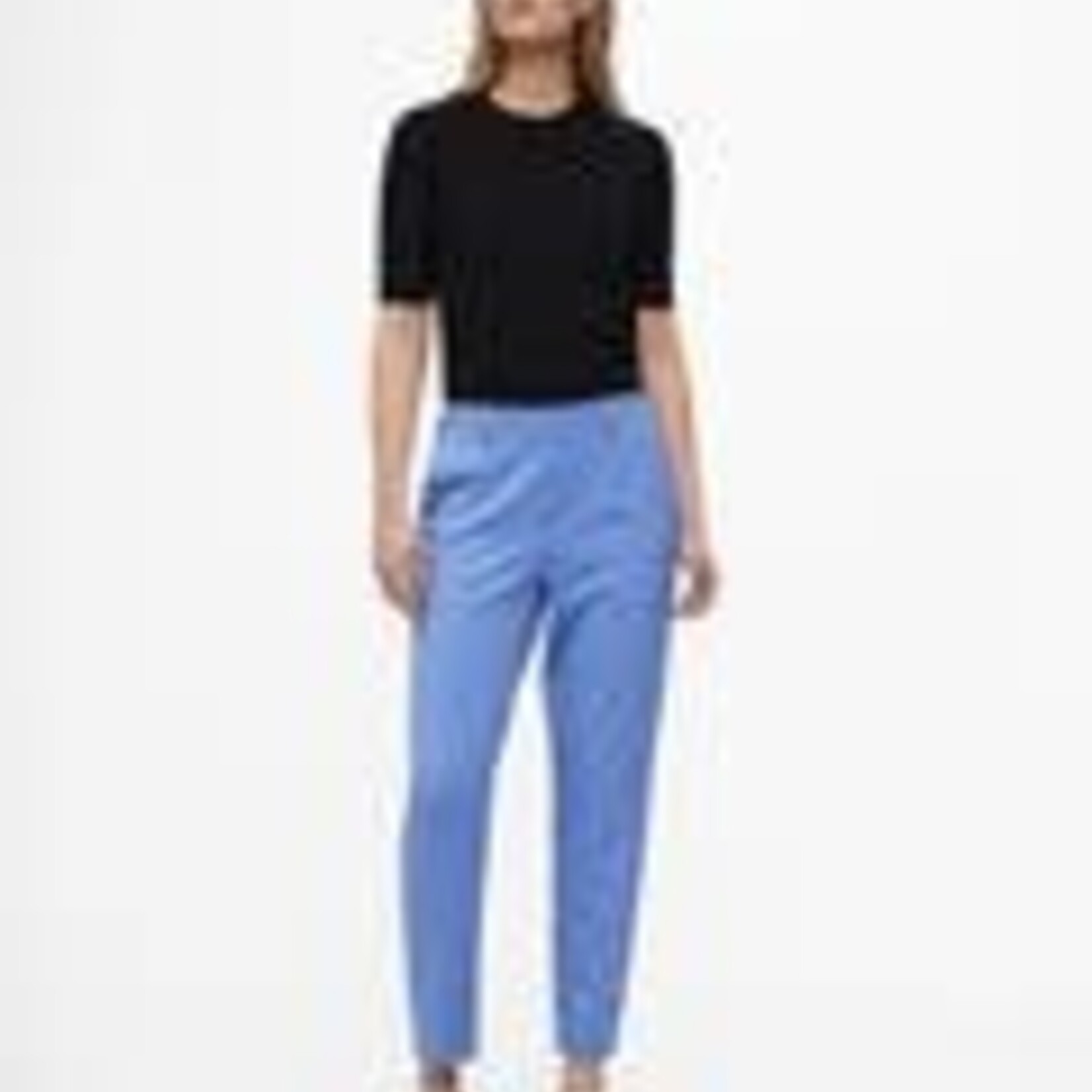 OBJECT OBJECT - Broek Lisa slim pants provence blauw