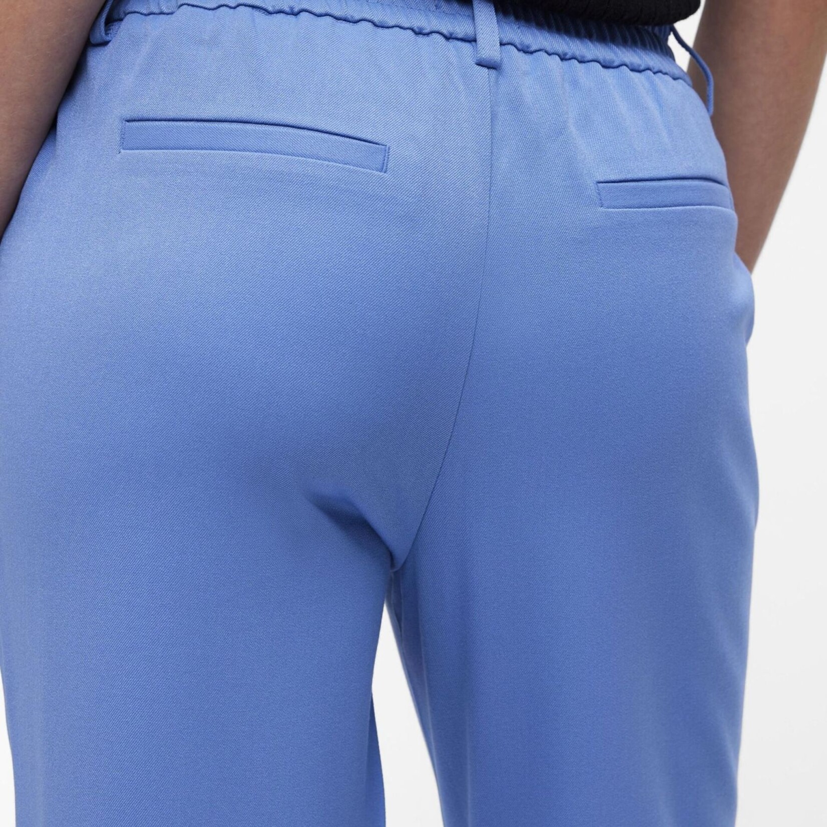 OBJECT OBJECT - Broek Lisa slim pants provence blauw