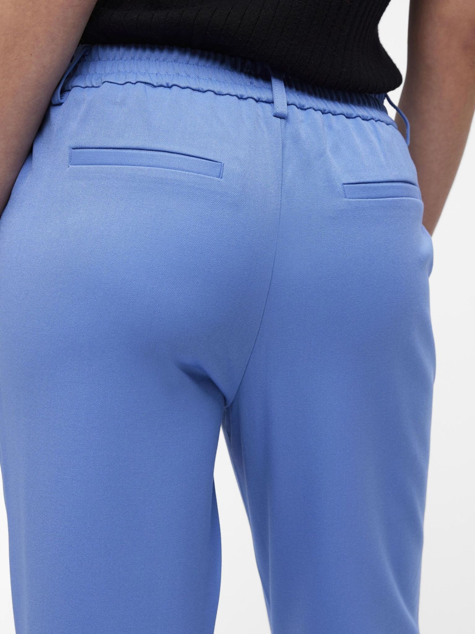 OBJECT OBJECT - Broek Lisa slim pants provence blauw