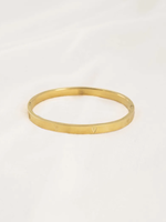 ZUSSS ZUSSS - Bangle armband met hartjes goud