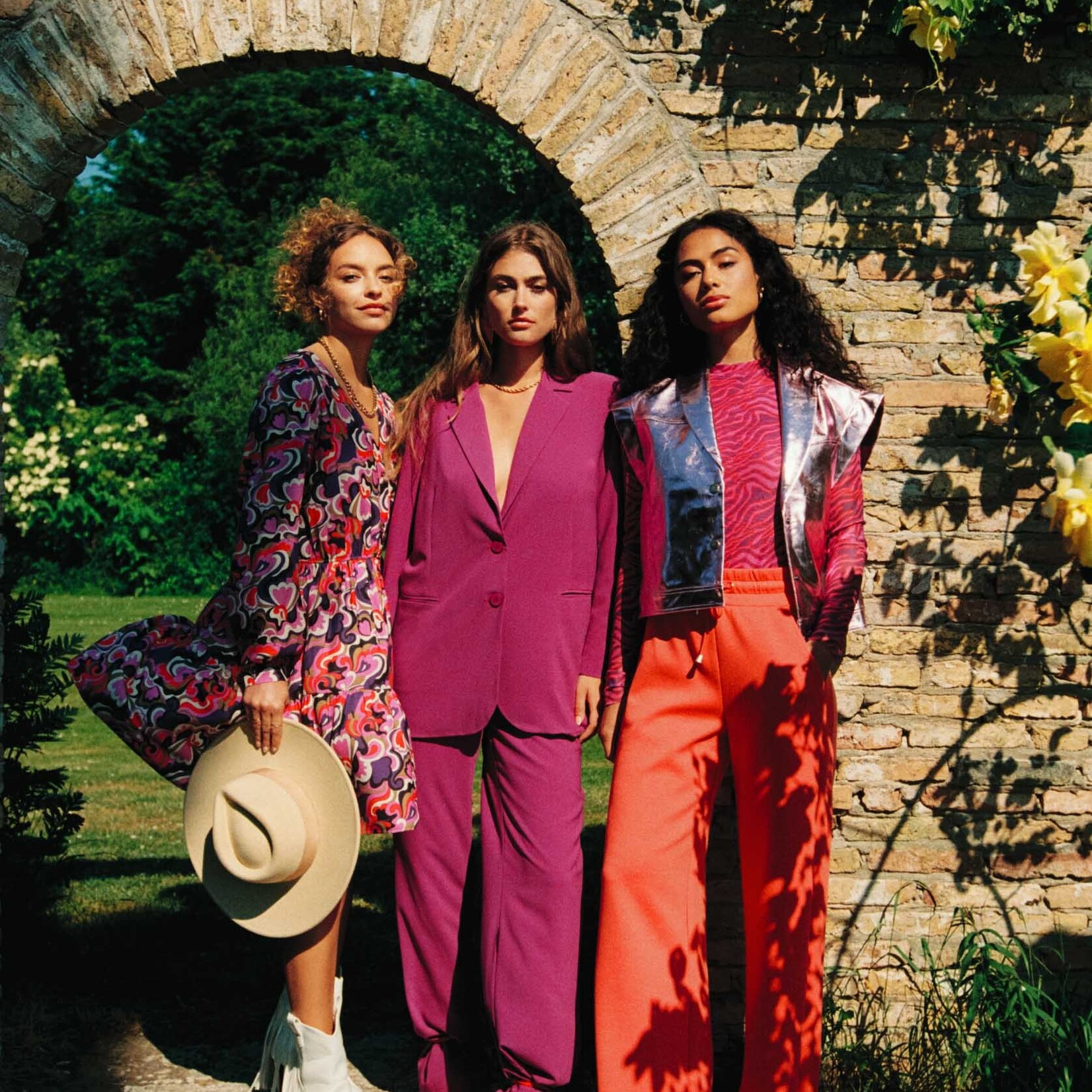 FLURESK FLURESK - Jurk bibi salviapaars/zand