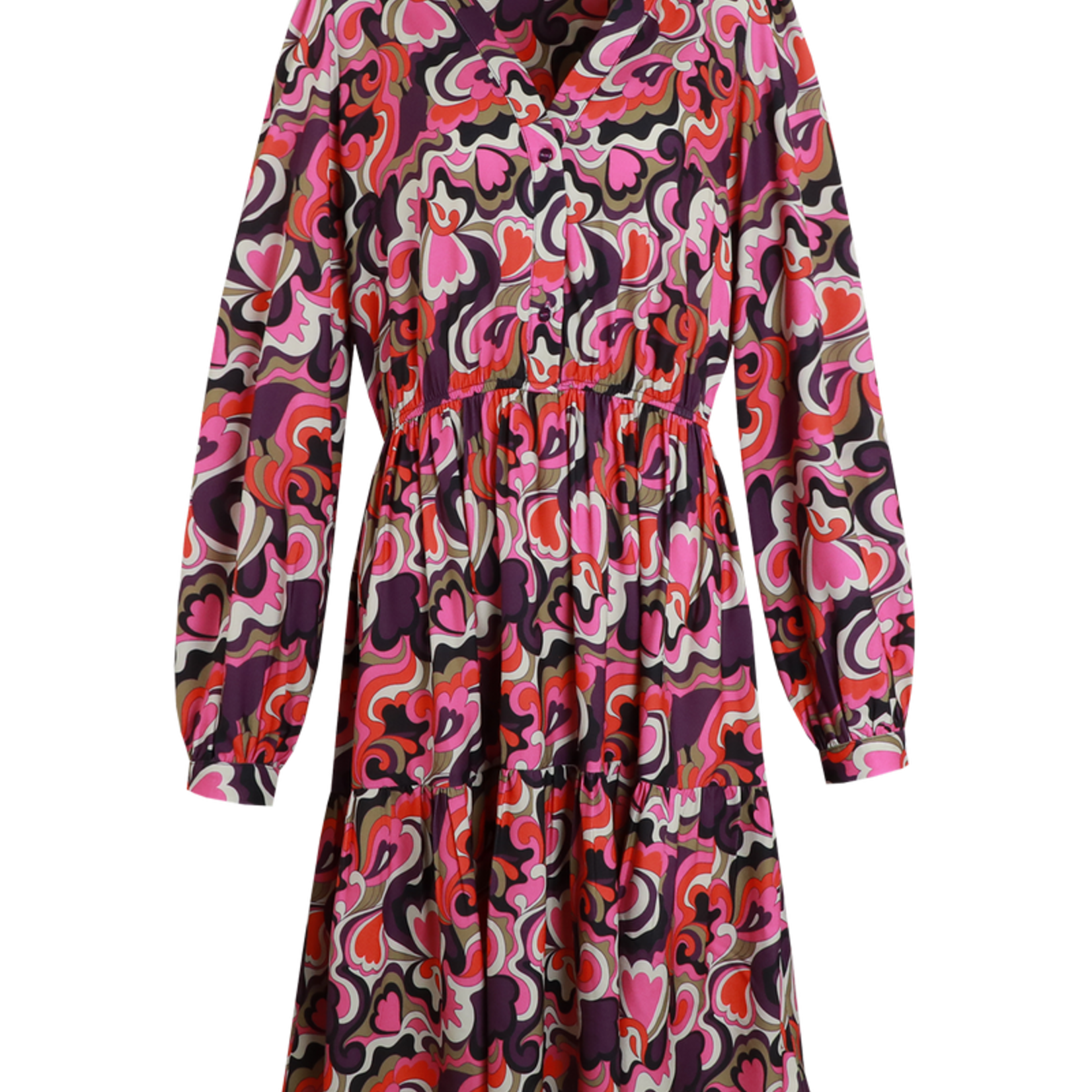 FLURESK FLURESK - Jurk biby salviapaars/zand