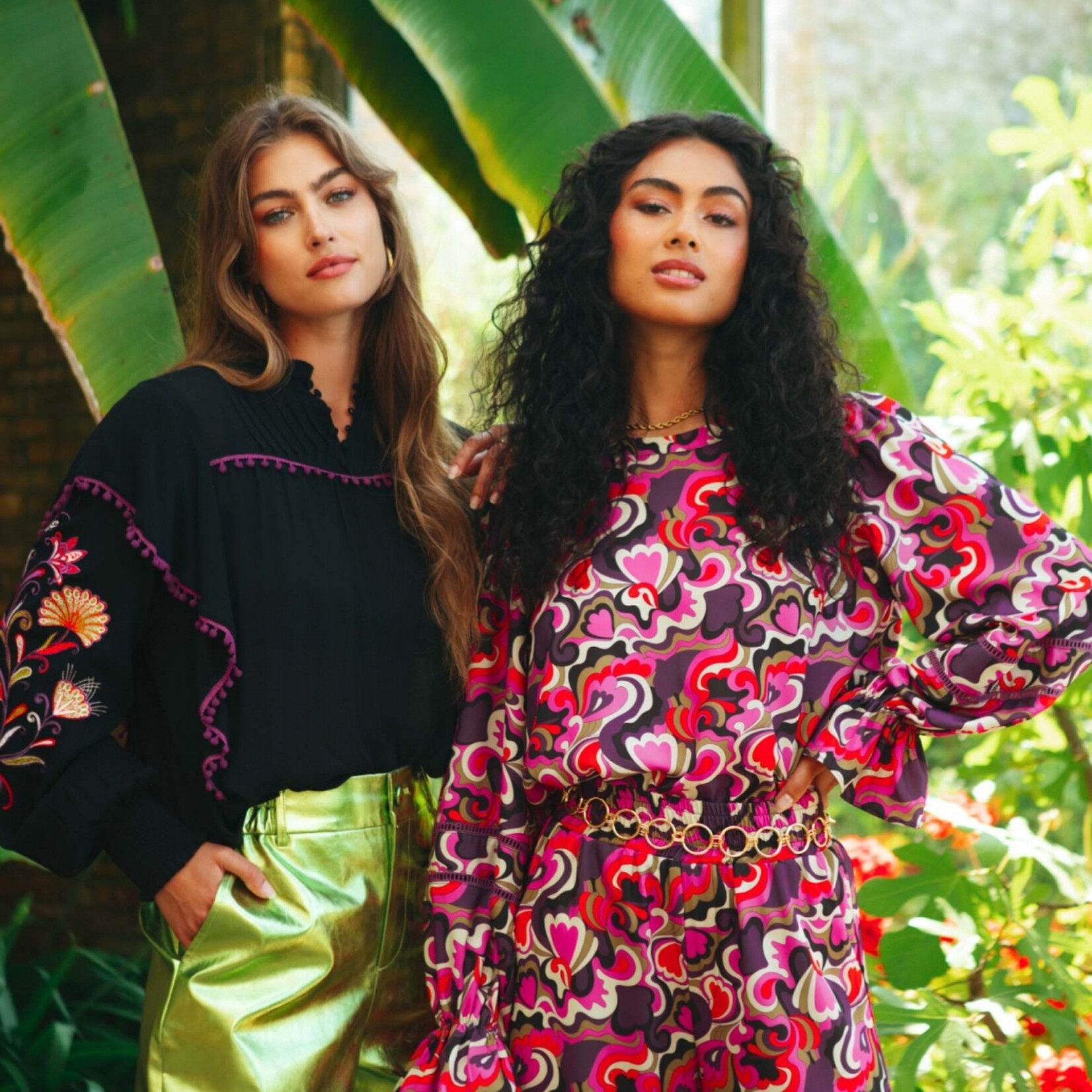 FLURESK FLURESK - Top Britta Salviapaars zand MAAT 36