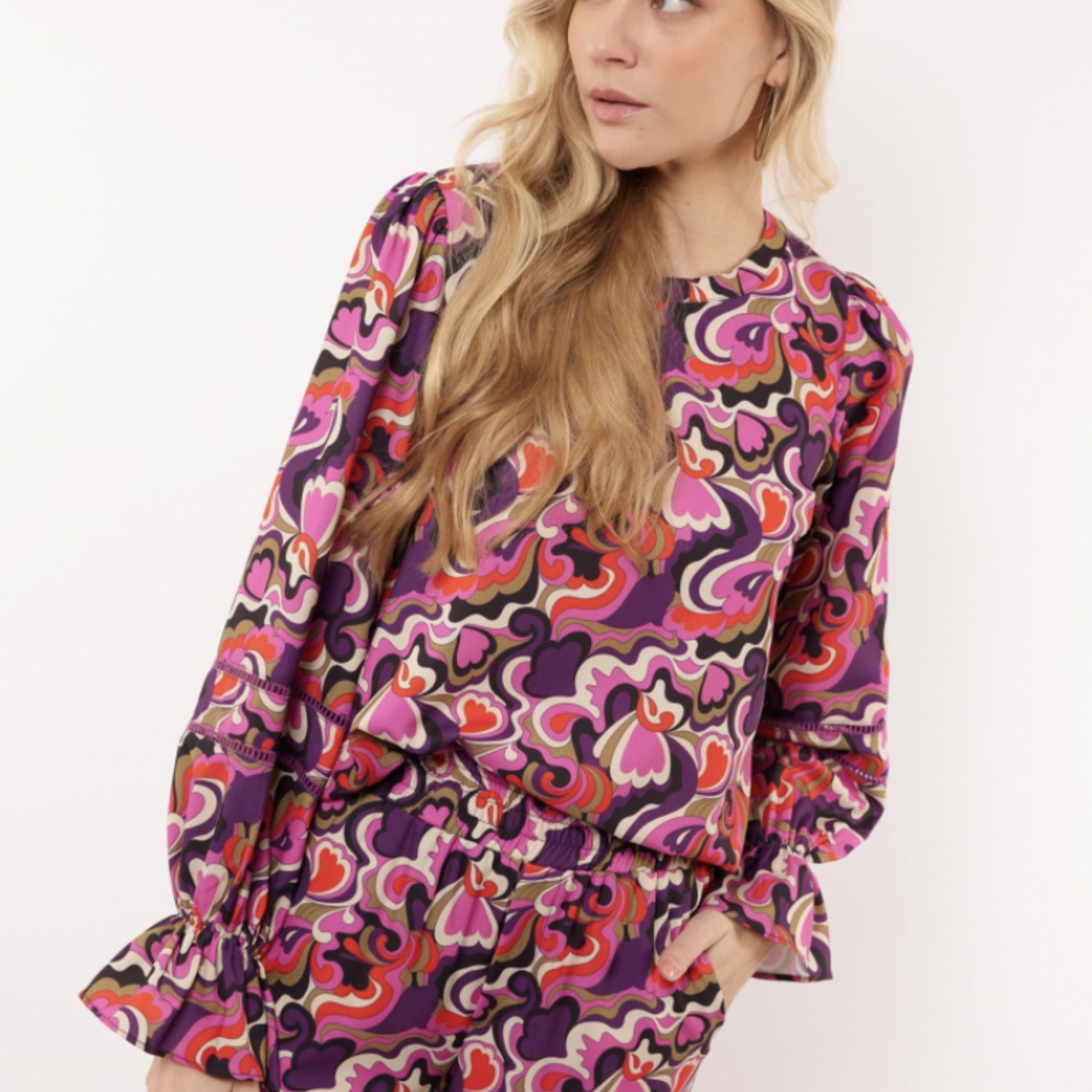 FLURESK FLURESK - Top Britta Salviapaars zand MAAT 36