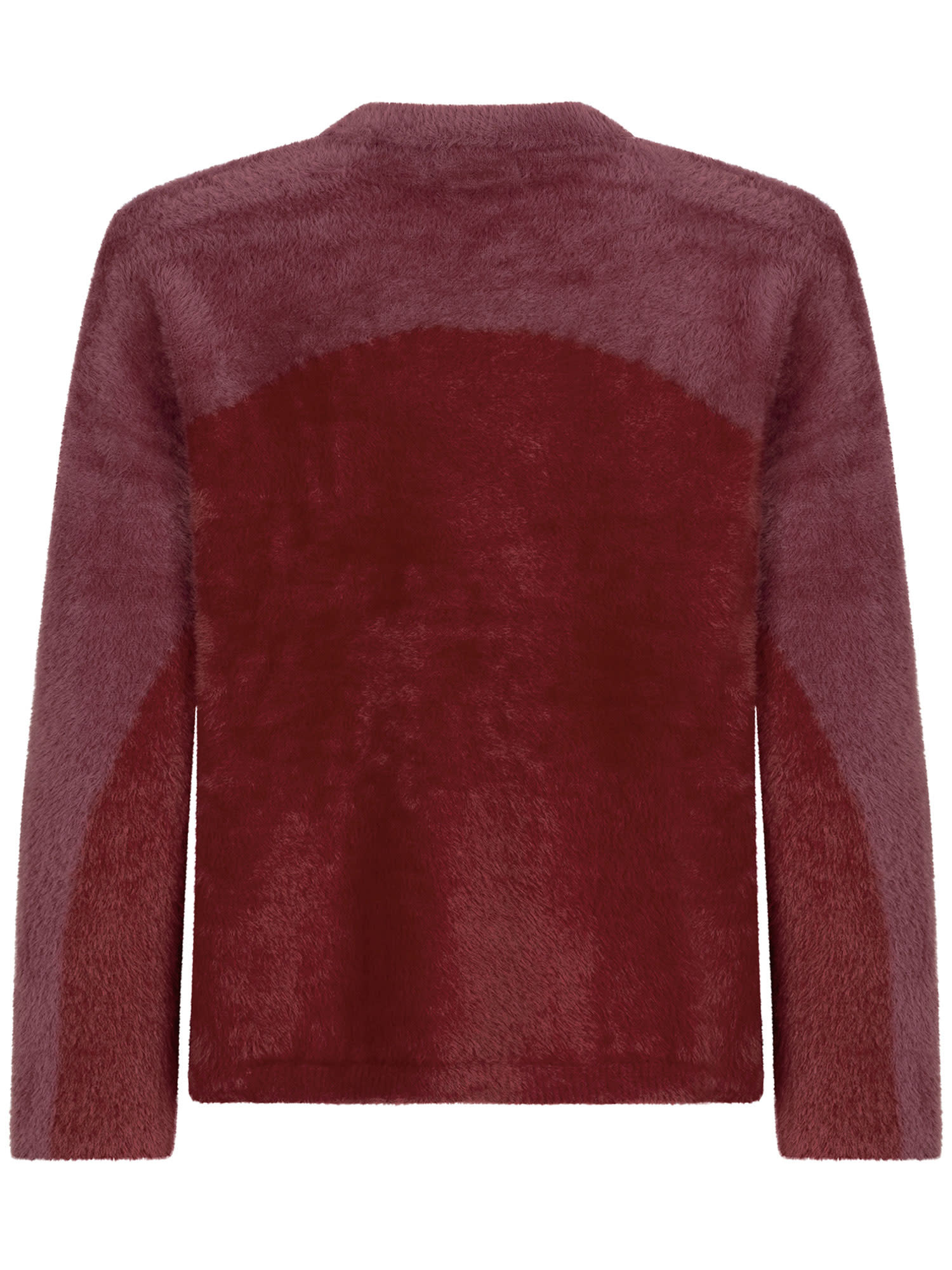 YDENCE YDENCE - Knitted sweater Natalia dusty purple/wine red