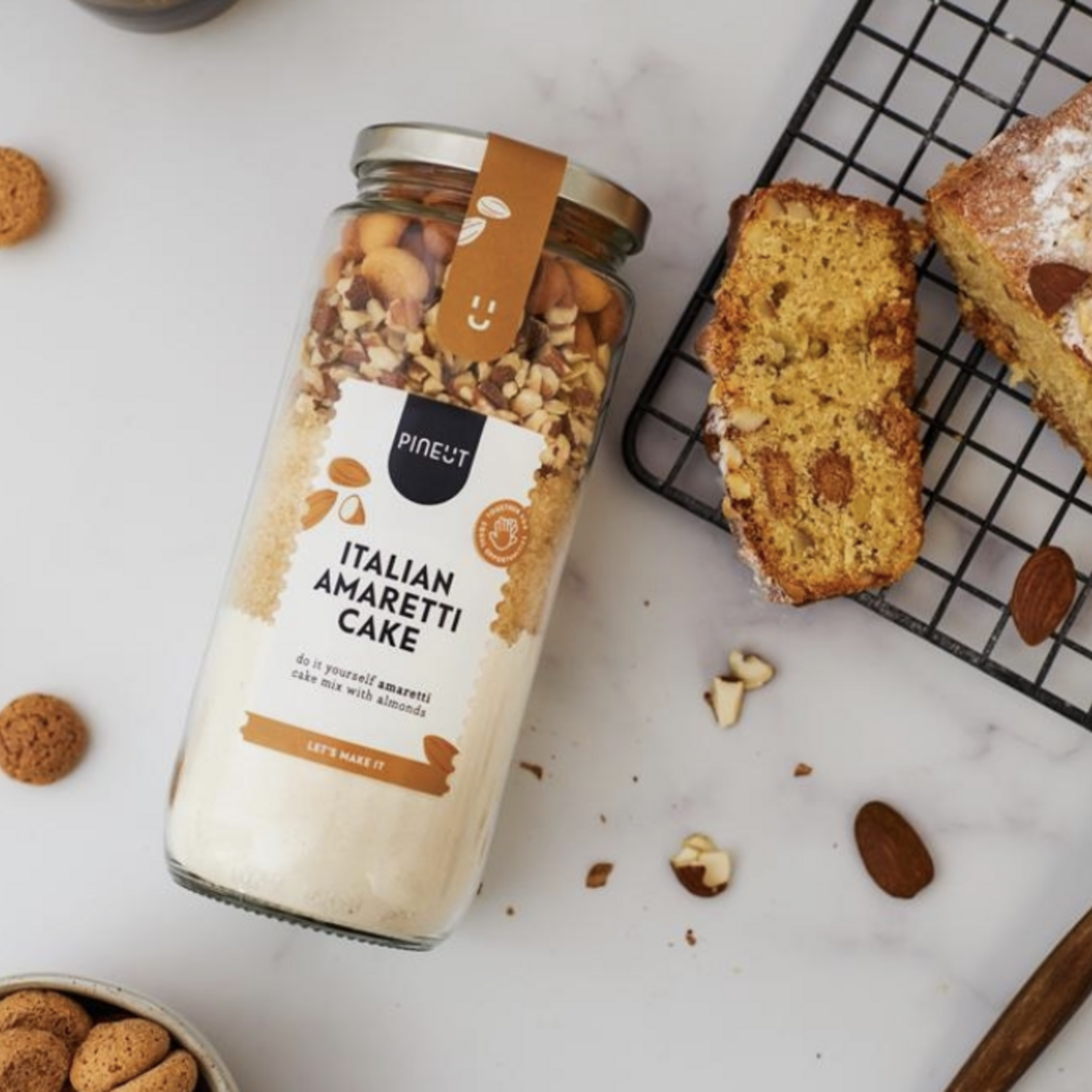 PINEUT PINEUT - Cake pot italian amaretti