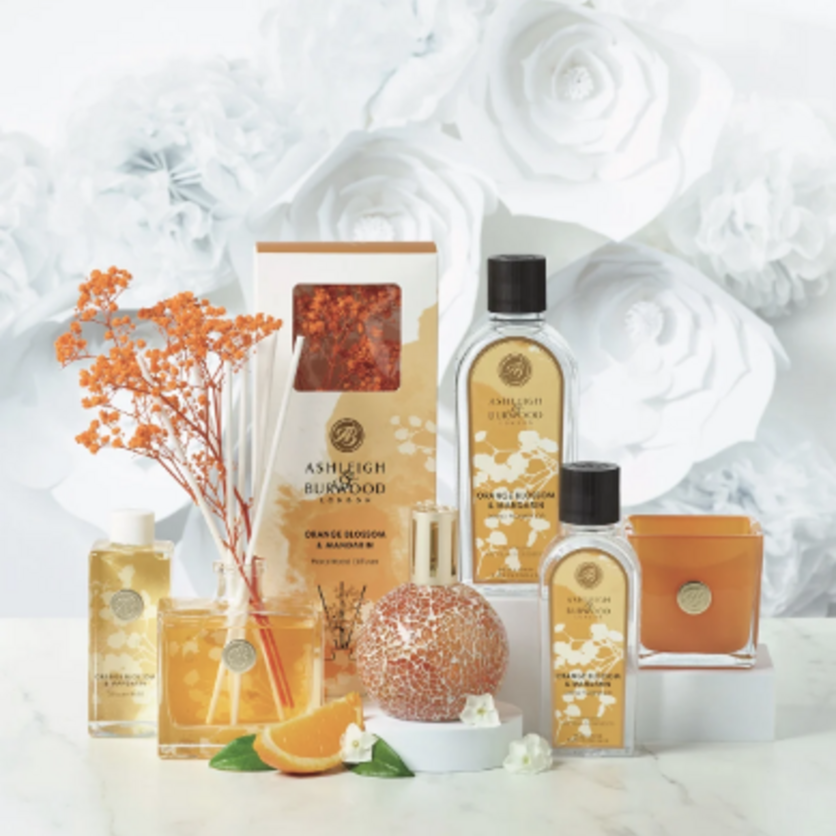 ASHLEIGH & BURWOOD ASLEIGH & BURWOOD - Geurlamp olie Orange Blossom & Mandarin 500ml