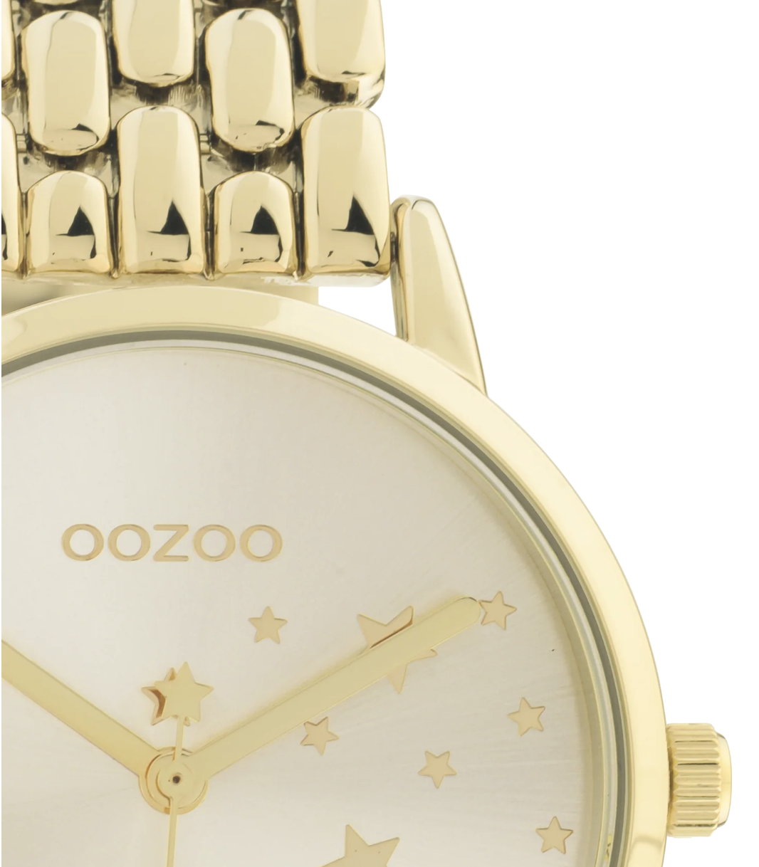 OOZOO OOZOO - Horloge met goudkleurige roestvrijstalen armband - C11027