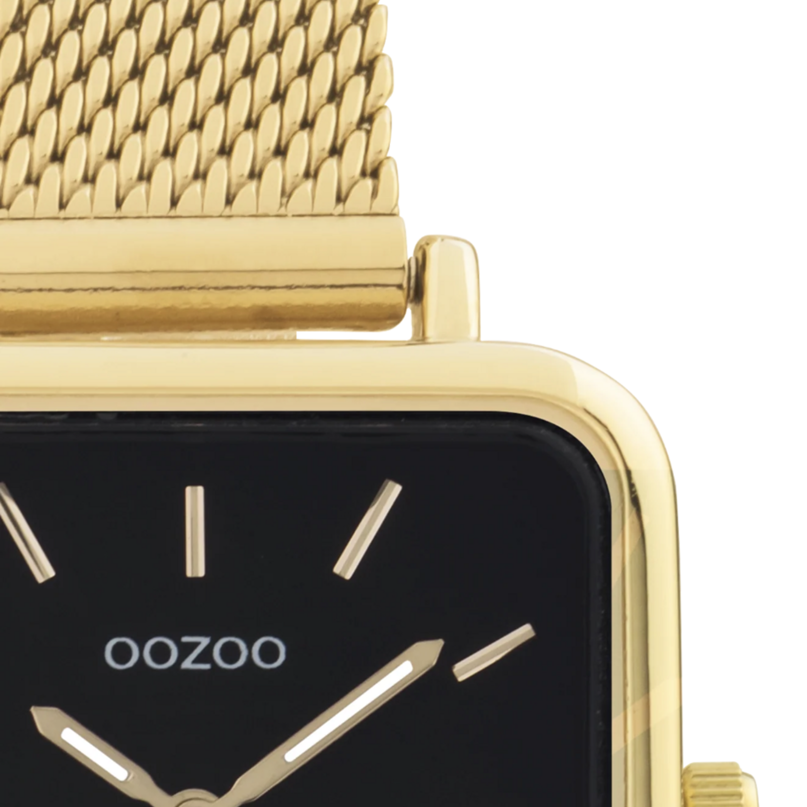 OOZOO OOZOO - Horloge goud vintage met stalen band C20264