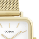 OOZOO OOZOO - Horloge goud met stalen band vintage- C20263