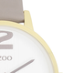 OOZOO OOZOO - Horloge goud met taupe leren band - C11236