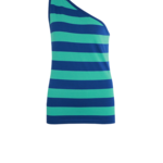 FLURESK FLURESK - Top Fawn poolgreen/korenblauw