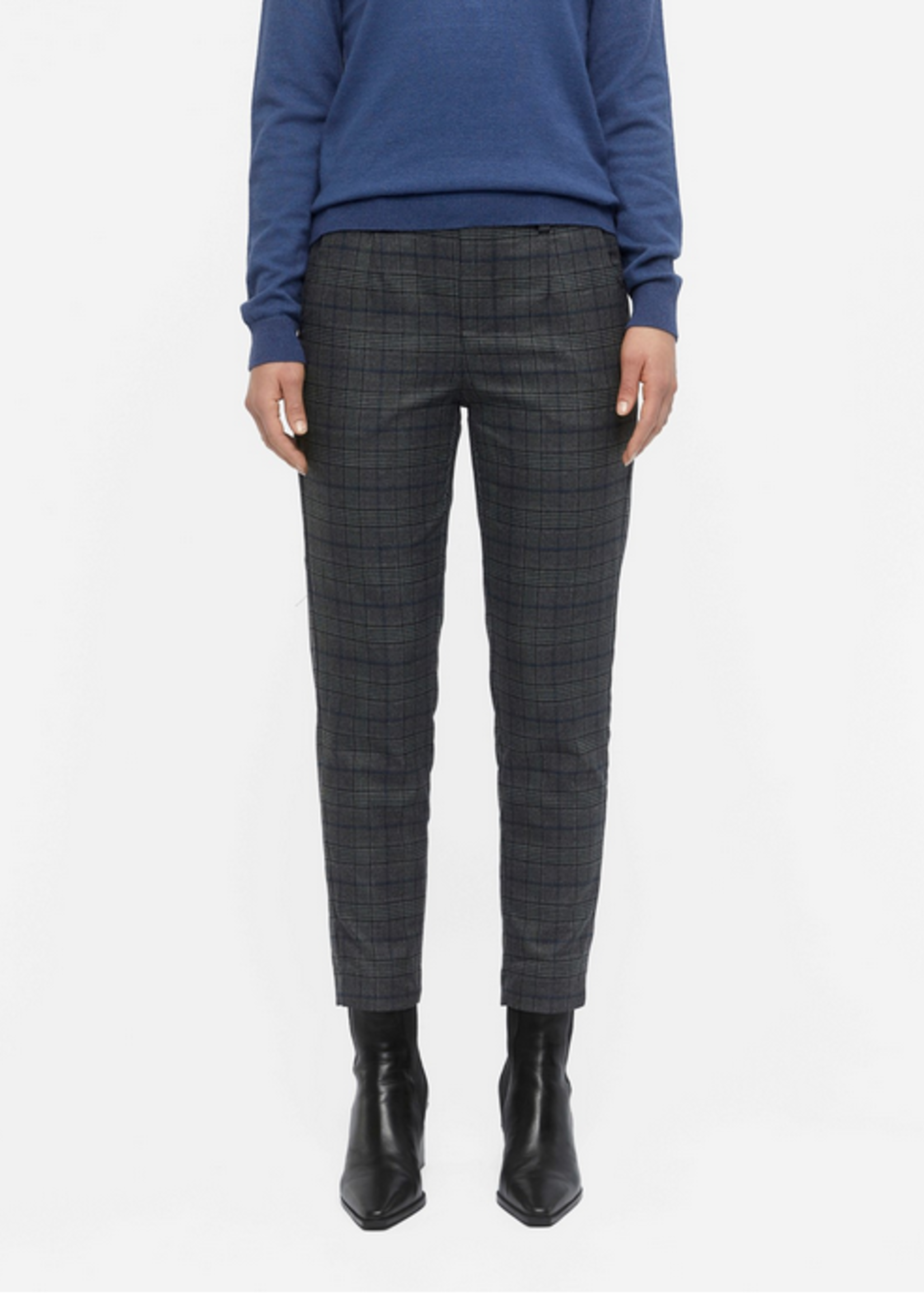 OBJECT OBJECT - Broek Lisa grey/bijou blue