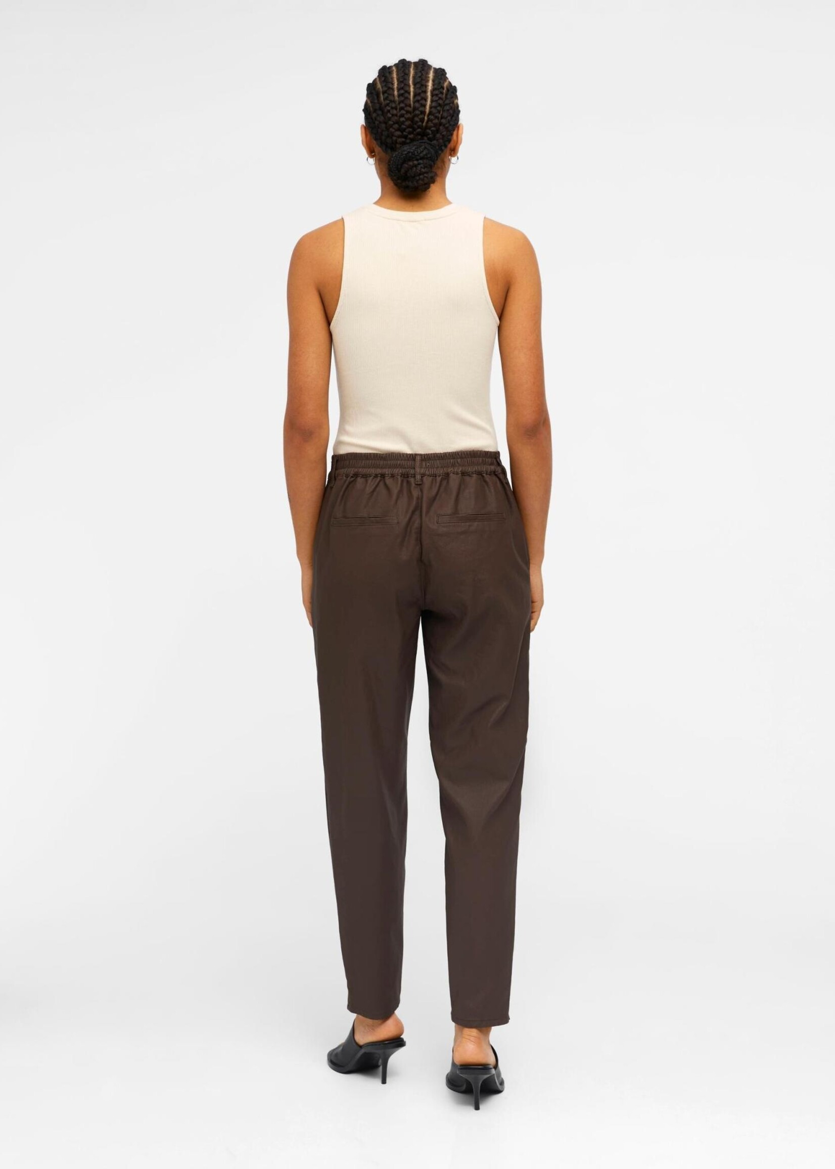 OBJECT OBJECT - Broek Belle Lisa Coated Java