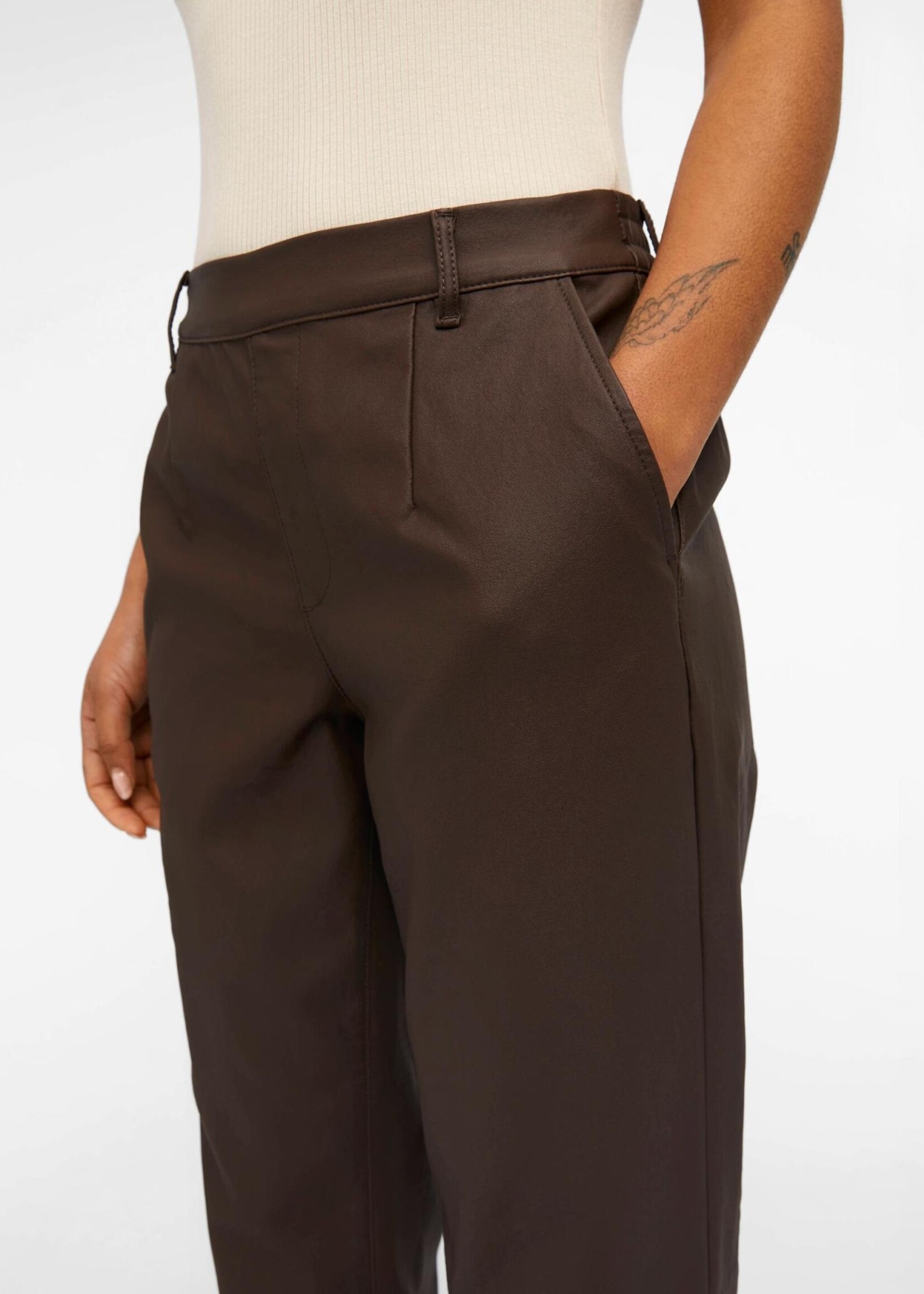 OBJECT OBJECT - Broek Belle Lisa Coated Java