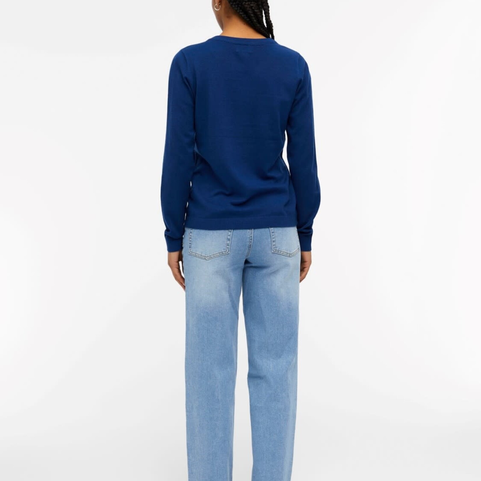 OBJECT OBJECT  - Pullover Thess Blue melange MAAT S