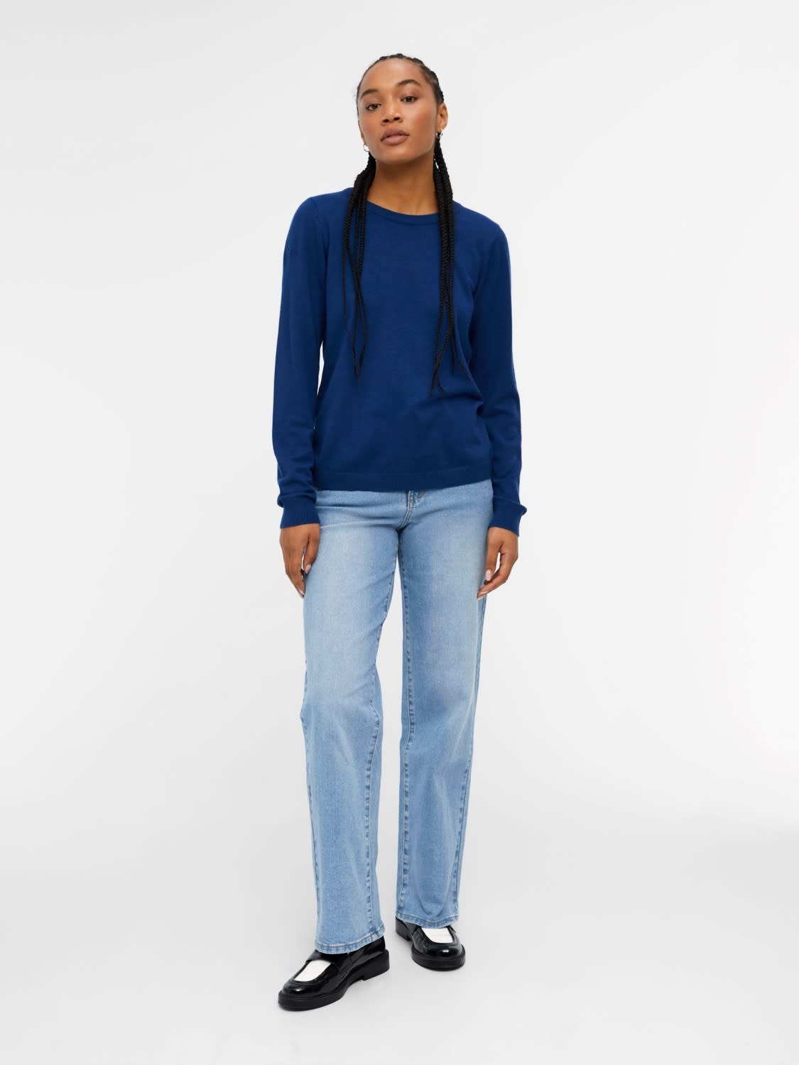 OBJECT OBJECT  - Pullover Thess Blue melange