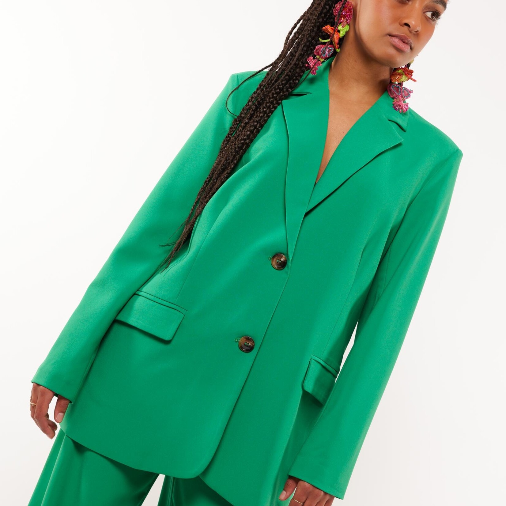 FLURESK FLURESK - Blazer Zera pu groen