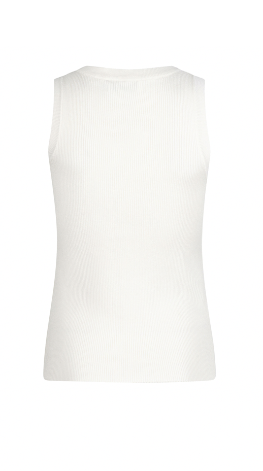 YDENCE YDENCE - Knitted top Keely off white