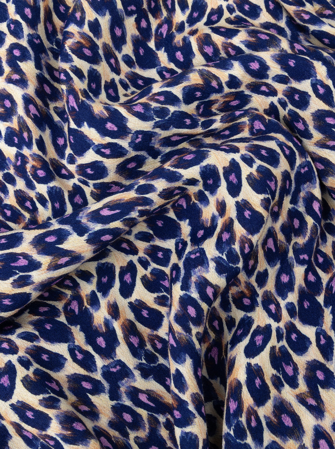 YDENCE YDENCE - Skirt Florentine blue leopard