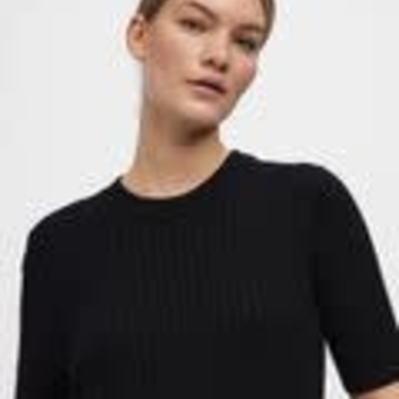 OBJECT OBJECT - T-shirt knit noelle Black