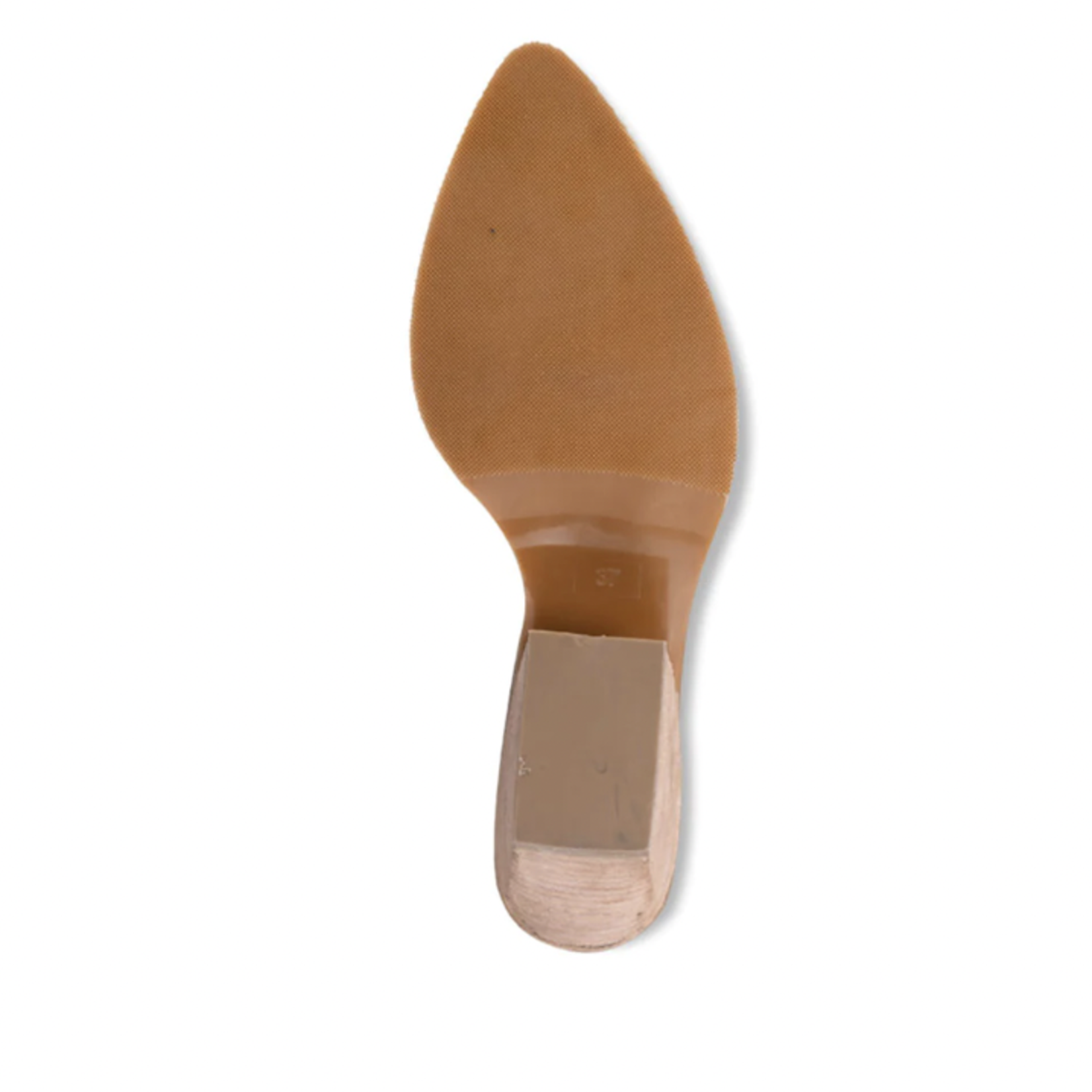 BABOUCHE BABOUCHE - Western laars SOOF beige/goud MAAT 37