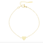 OOZOO OOZOO - Armbandje hartje goud