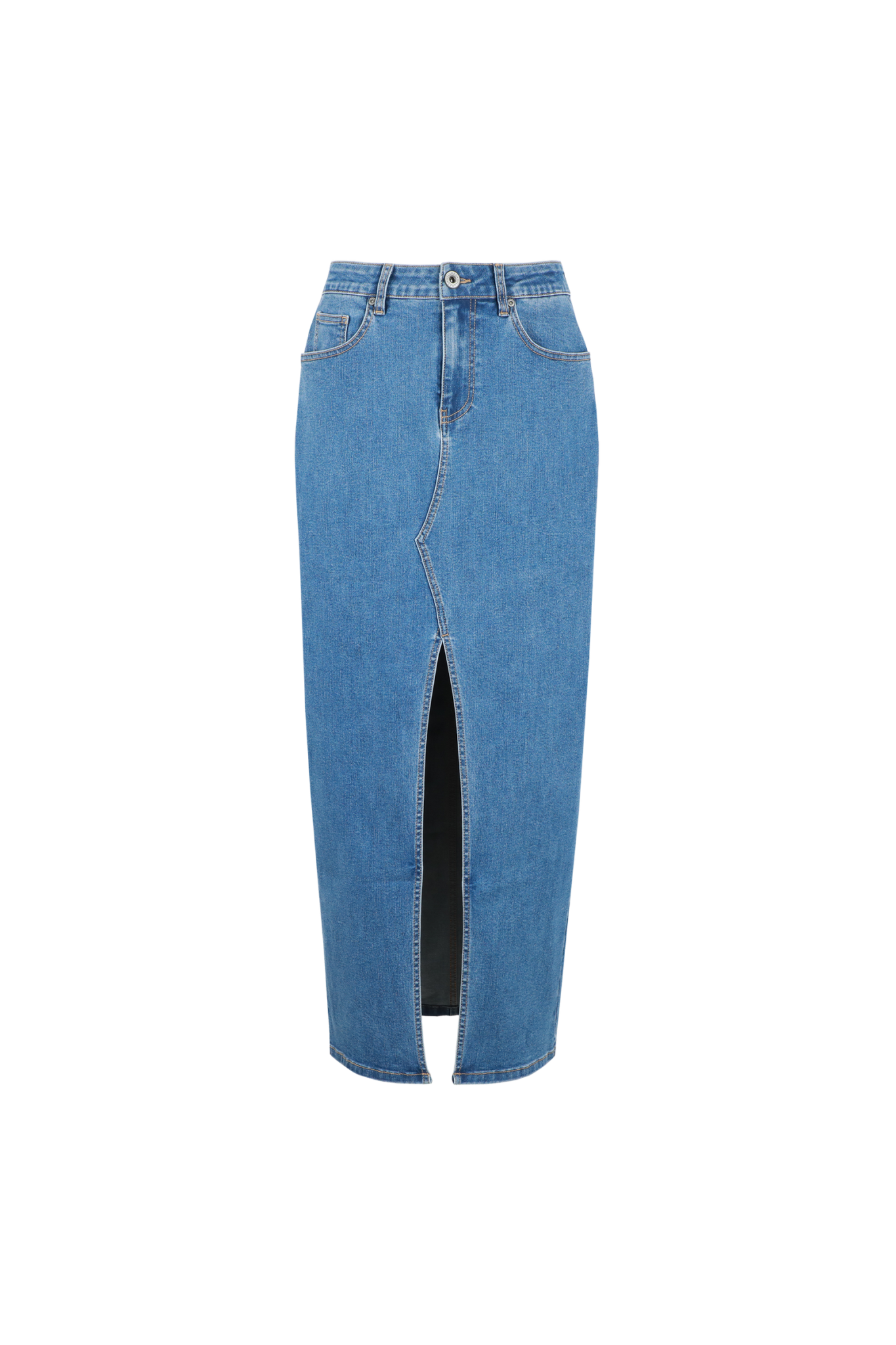 FLURESK FLURESK - Rok Kinsey denim lichtblauw