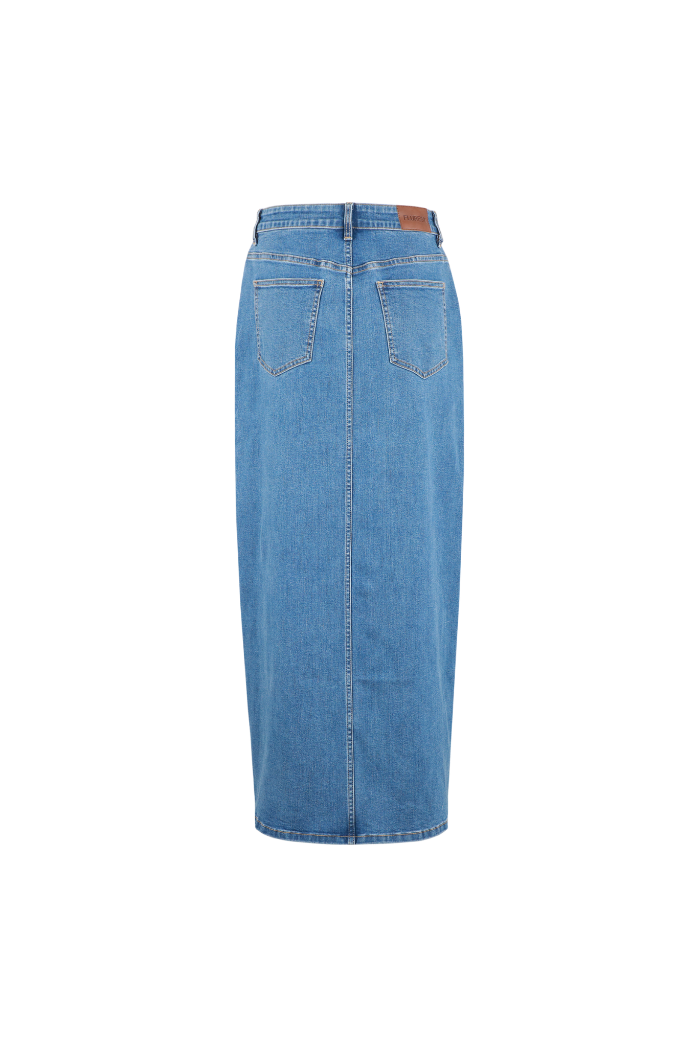 FLURESK FLURESK - Rok Kinsey denim lichtblauw