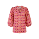 FLURESK FLURESK - Blouse Mase bright pink/pumpkin MAAT 42