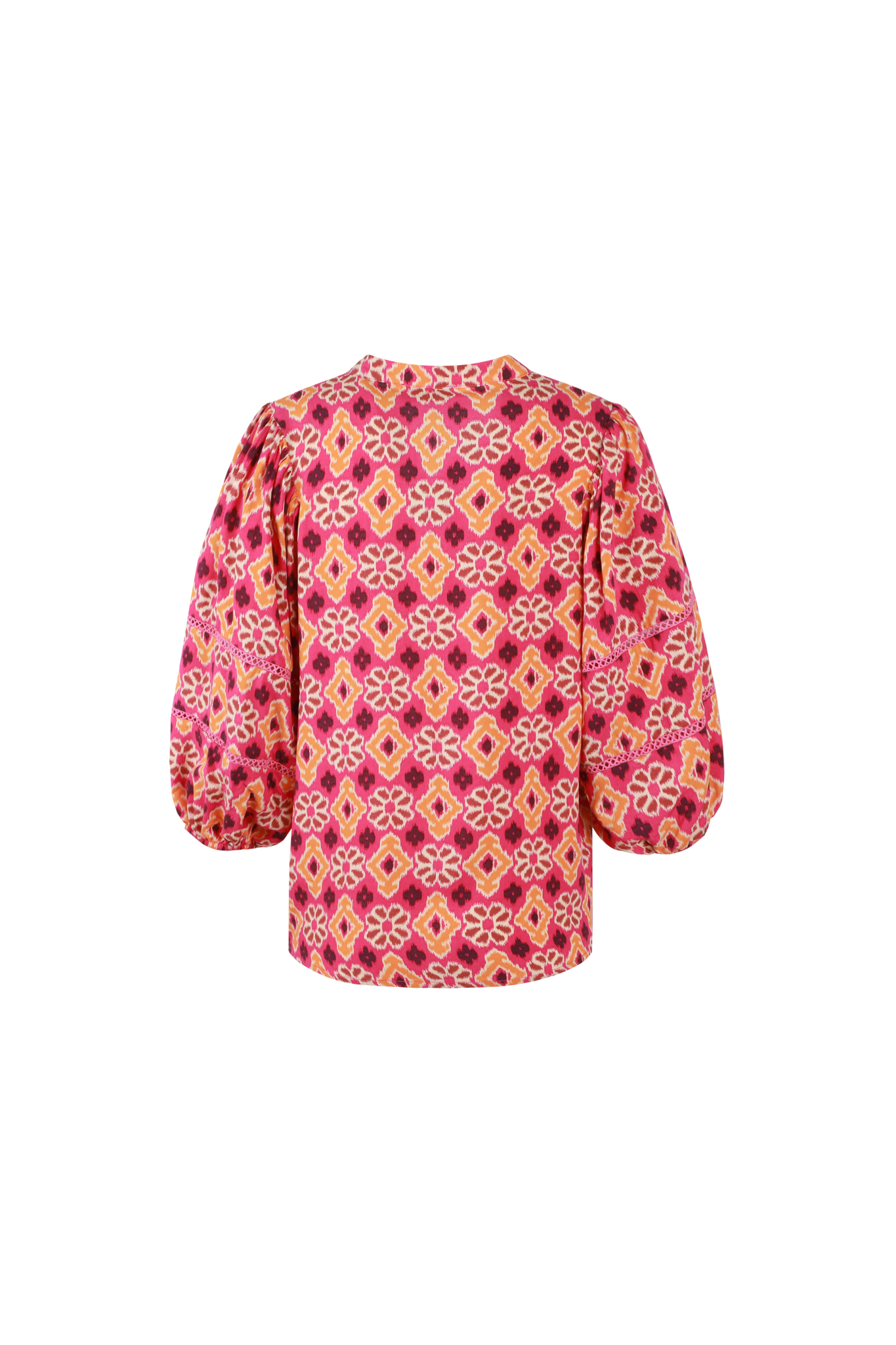 FLURESK FLURESK - Blouse Mase bright pink/pumpkin MAAT 42