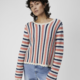 OBJECT OBJECT - Pullover Jelani gebreid  georgia peach stripes