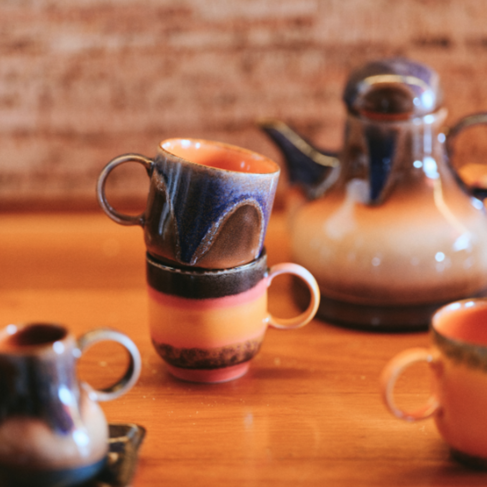 HKLIVING HKLIVING - 70's Café mok Arabica ACE7309