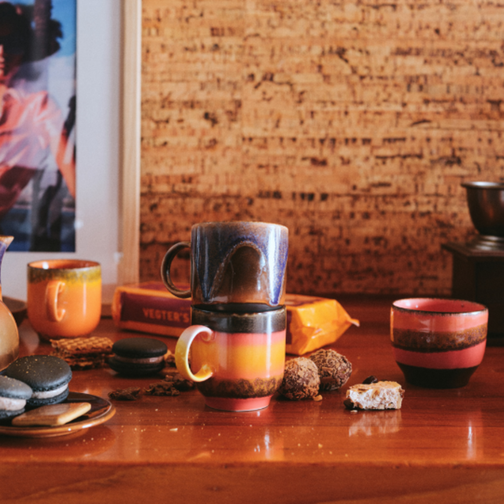 HKLIVING HKLIVING - 70's Café mok Excelsa ACE7310