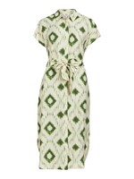 OBJECT OBJECT - Jurk Berry sandshell/peridot gr maat 34