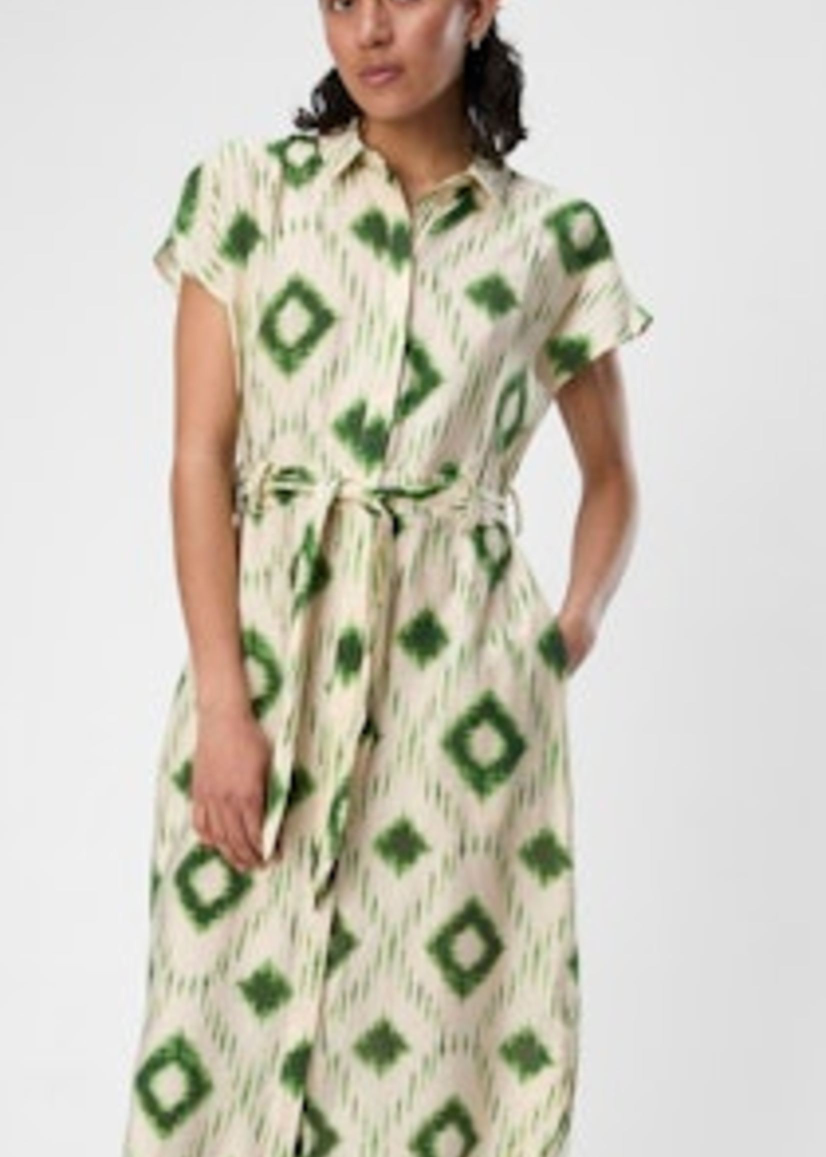 OBJECT OBJECT - Jurk Berry sandshell/peridot gr maat 34