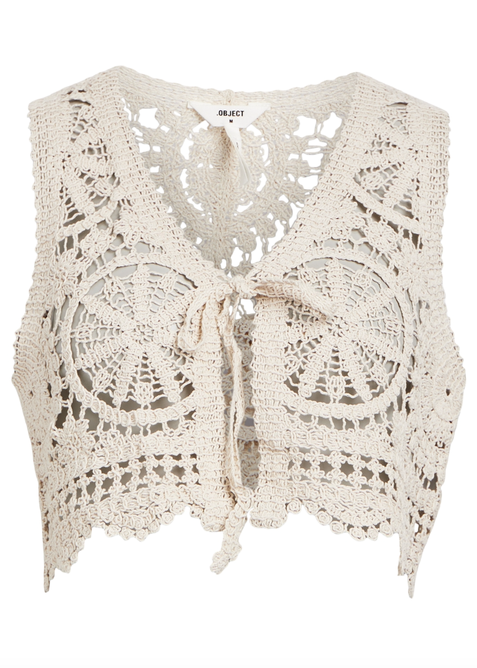 OBJECT OBJECT - Gilet Petra gebreid sandshell MAAT M