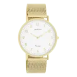OOZOO OOZOO - Horloge met mesh band goud  C20342