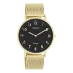 OOZOO OOZOO - Horloge met mesh band goud  C20344