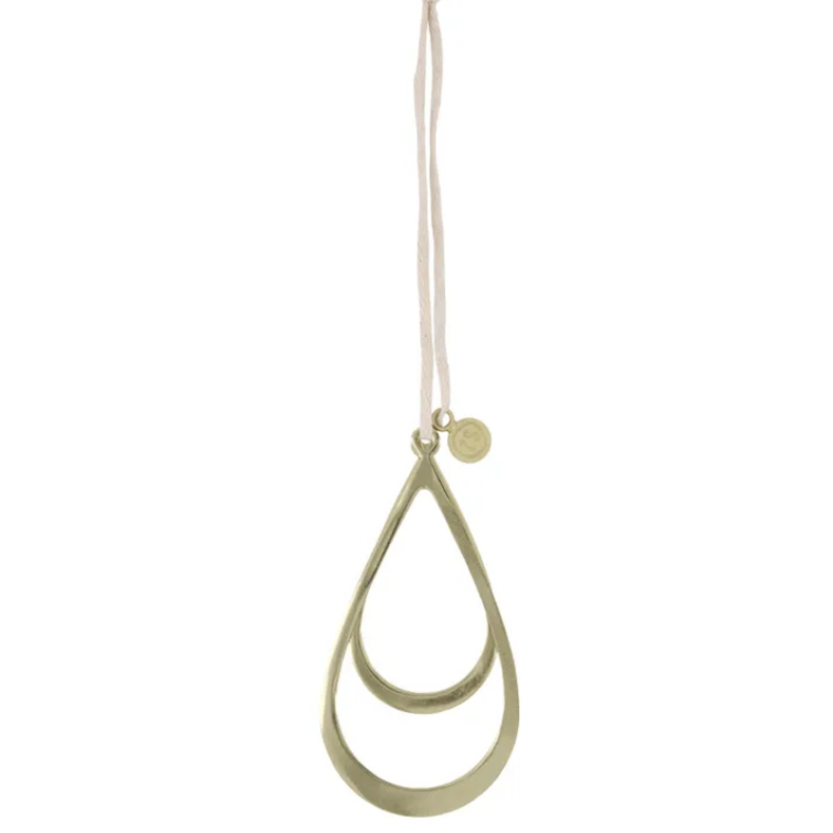 ZUSSS ZUSSS - Boomsieraad druppels metaal goud