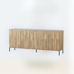 WOOOD EXCLUSIVE WOOOD - New gravure dressoir 200 cm eiken blanke lak [fsc]