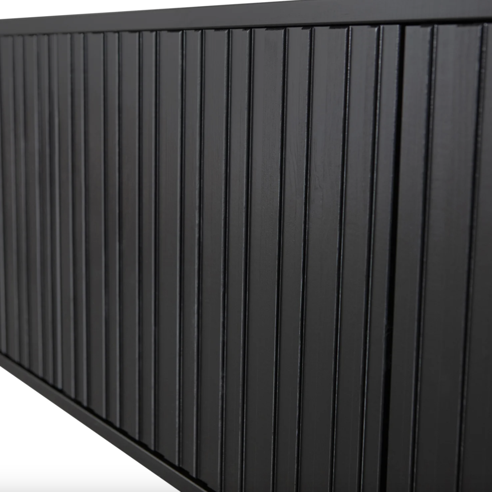 WOOOD EXCLUSIVE WOOOD - New gravure tv meubel 100 cm grenen zwart [fsc]