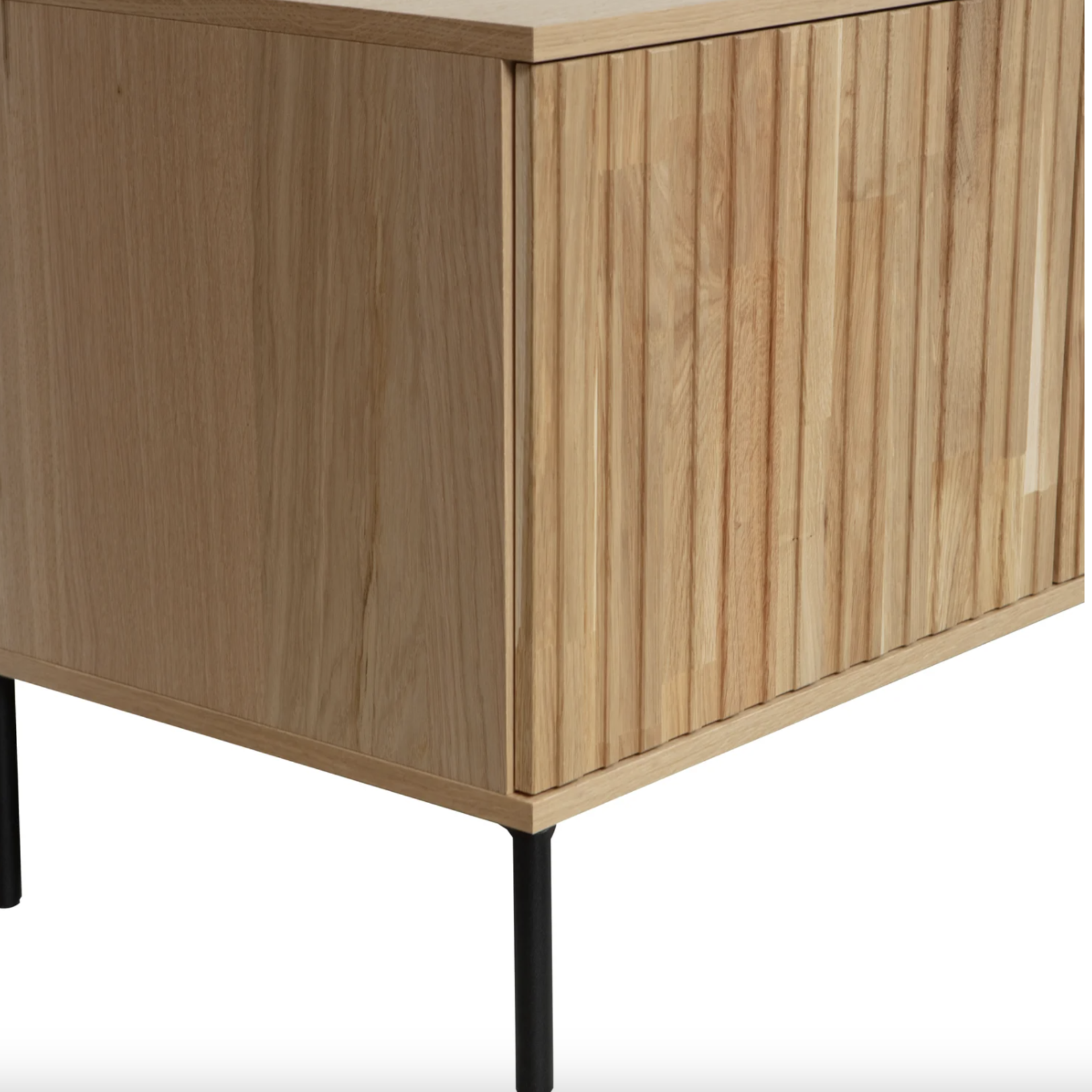 WOOOD EXCLUSIVE WOOOD - New gravure tv meubel 100 cm eiken blanke lak [fsc]