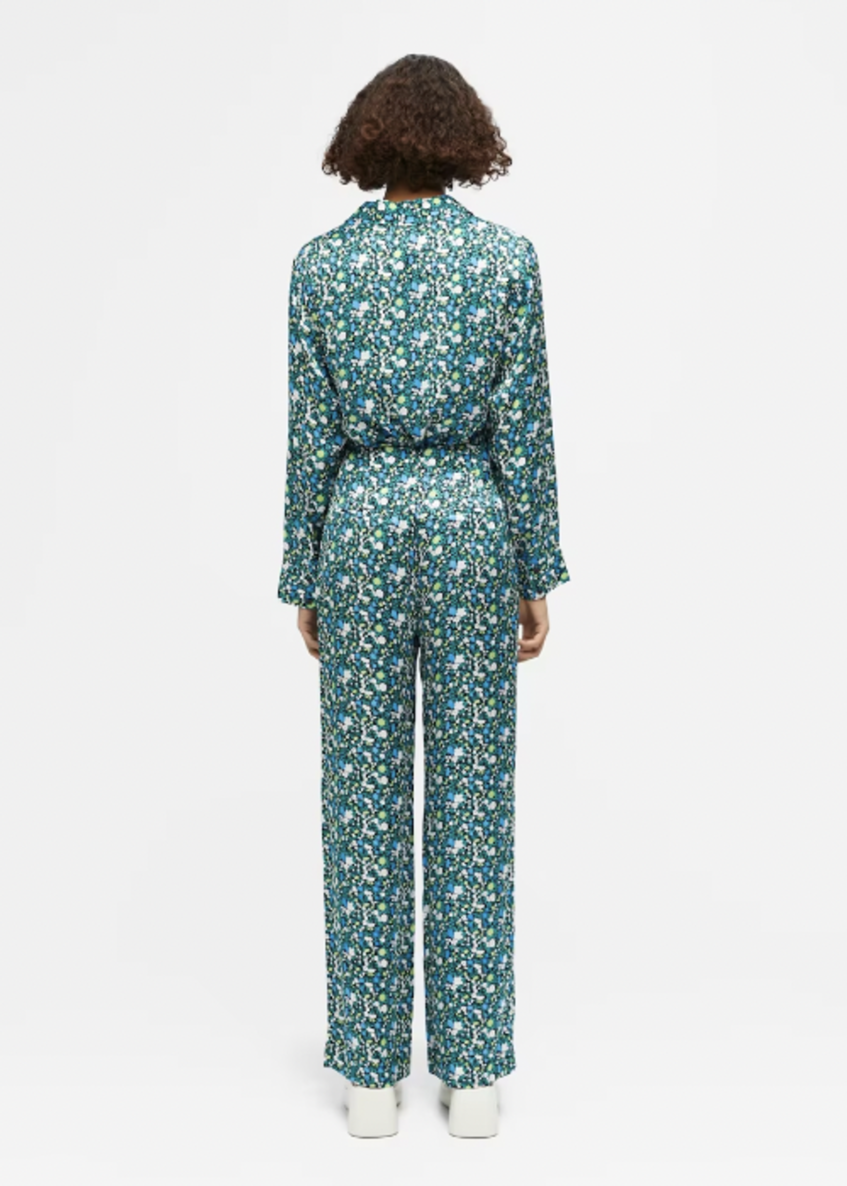 OBJECT OBJECT - Broek Jabin zwart/bloemen